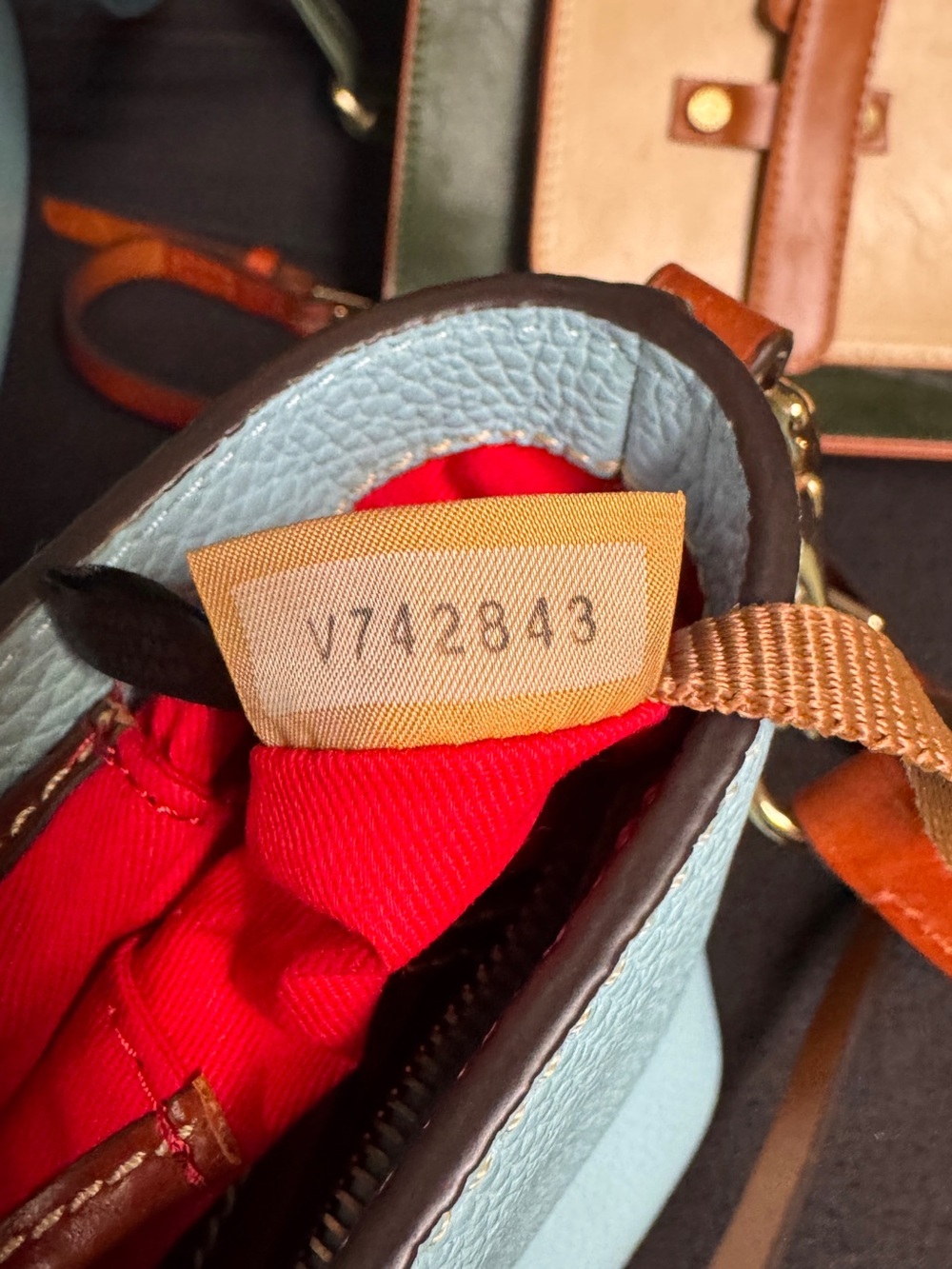 Dooney & Bourke Light Blue Leather Crossbody and wallet - Picture 13 of 13